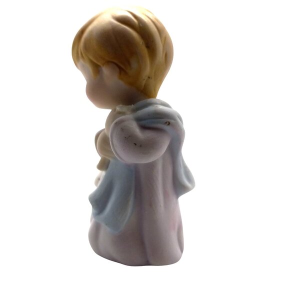 Avon Heavenly Blessings Porcelain Figurine Lamb Boy Joseph Nativity Vintage - Picture 2 of 7